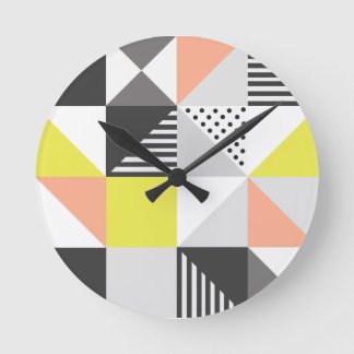 Horloge de motif de style de Scandi