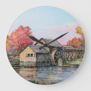 Horloge de moulin de Paul McGehee "Mabry"