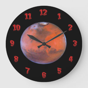 Horloge de mur de Mars