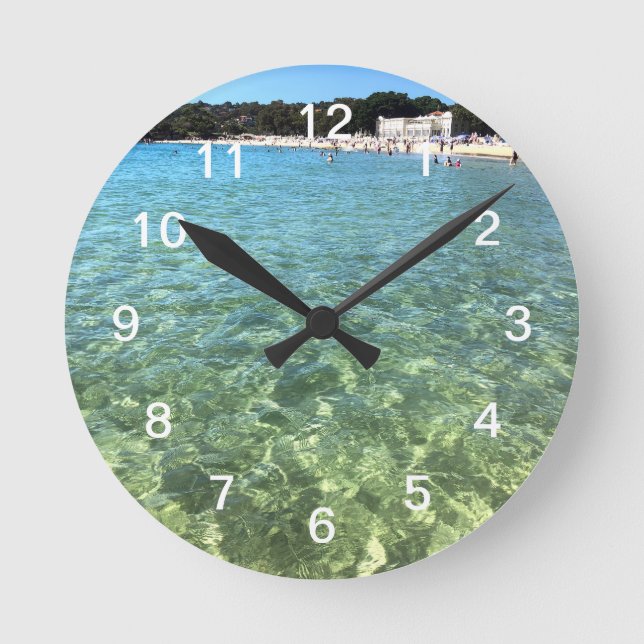 Horloge de mur d'eau tropicale (Recto)