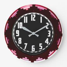 Horloge de Neon Aztec 1930