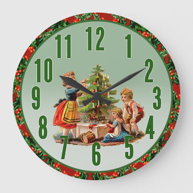 Horloge de Noël des enfants (Recto)