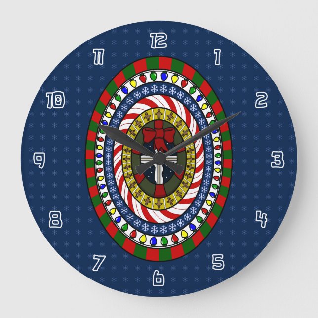 Horloge de Noël joueuse (Recto)