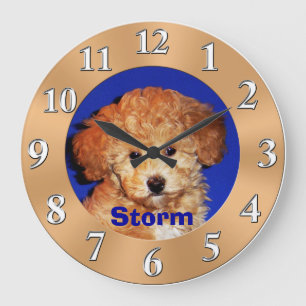 Horloge de photo avec VOTRE nom et image