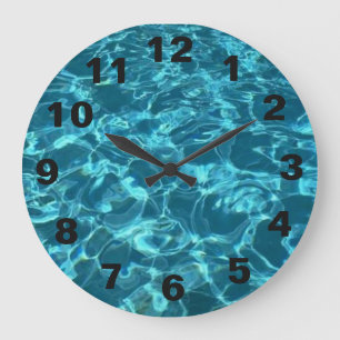 Horloge de piscine - ronde