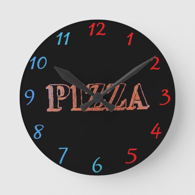 Horloge de pizza (Recto)