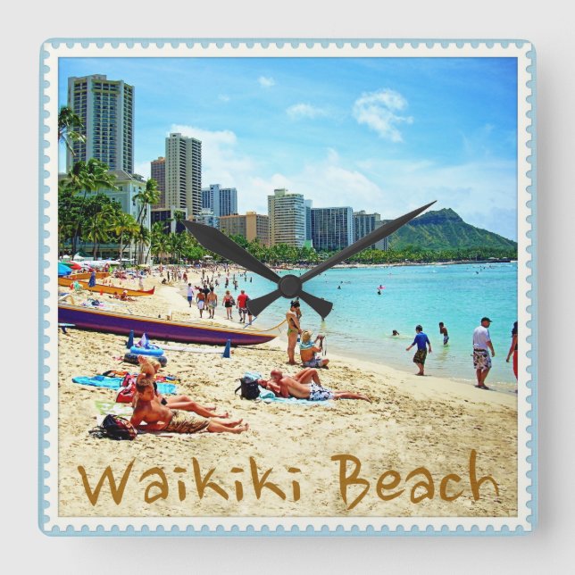 Horloge de plage de Waikiki (Recto)