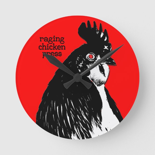 Horloge De Presse De Poulet En Rage (Recto)