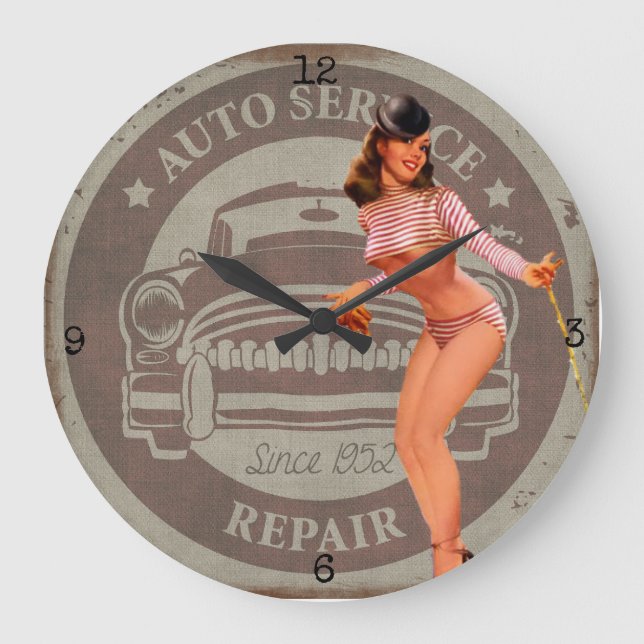 Horloge de service automatique vintage (Recto)
