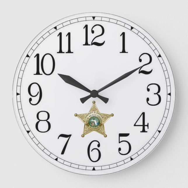 Horloge de shérif du comté de Palm Beach la (Recto)