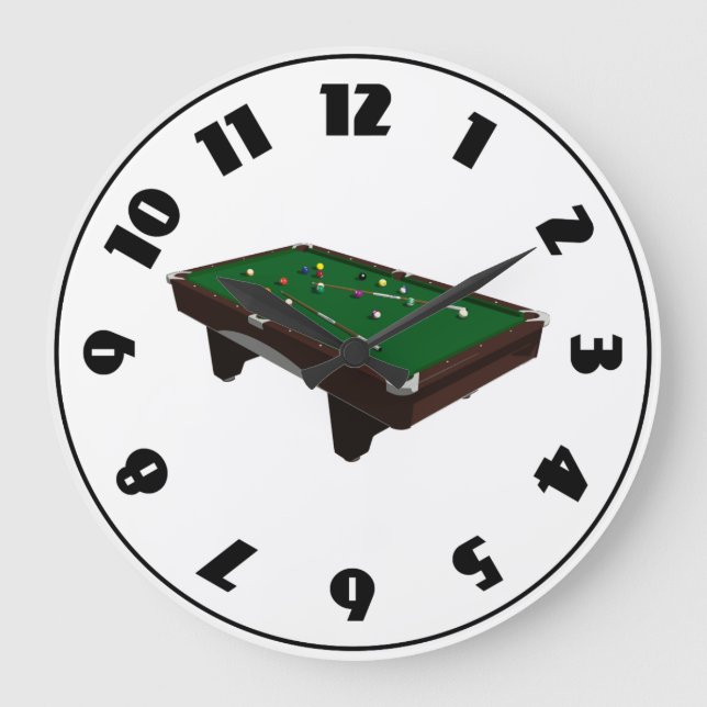 Horloge de table de billard (Recto)