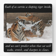 Horloge de tigre