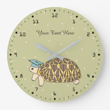 Horloge de tortue birmane personnalisable