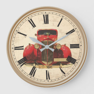 horloge de voiture antique personnalisée