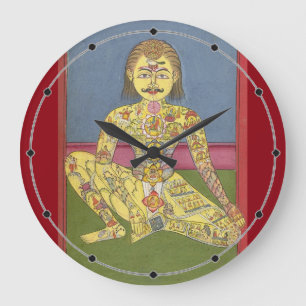 Horloge de yoga d'énergie