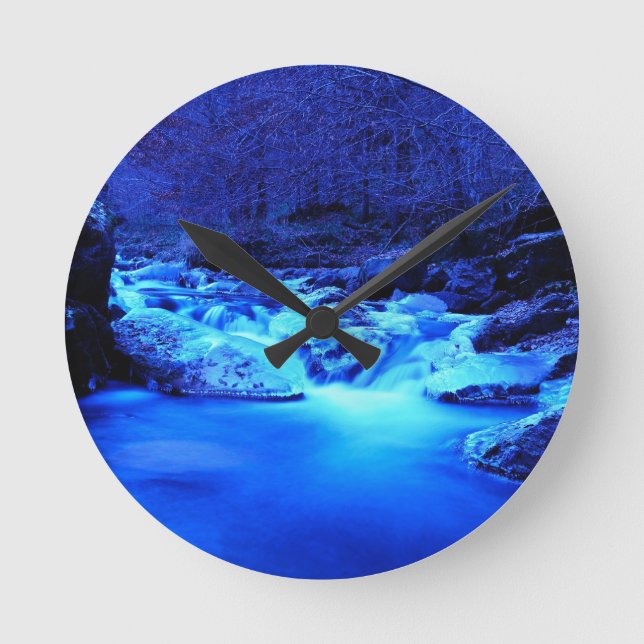 horloge d'eau bleue (Recto)
