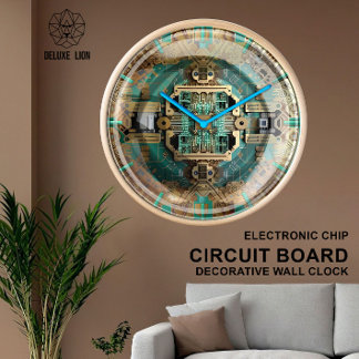 Horloge décorative du circuit, Carte mère