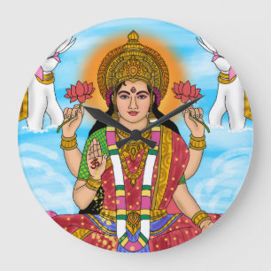 Horloge déesse Lakshmi