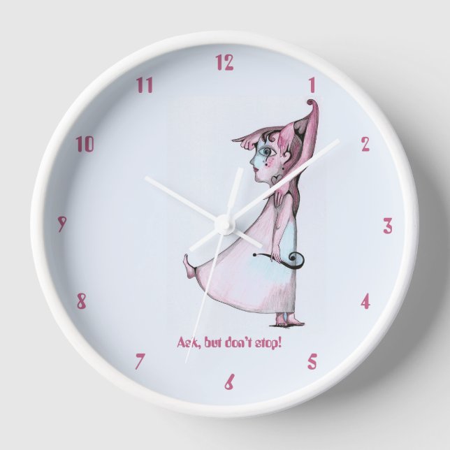 Horloge Demander mais ne pas arrêter (Recto)