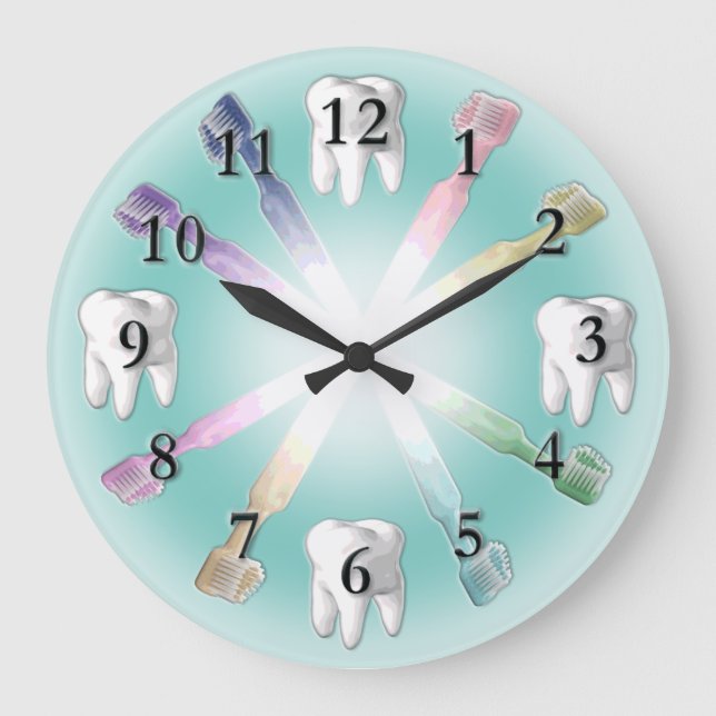 Horloge dentaire avec couleur Arrière - plan modif (Recto)