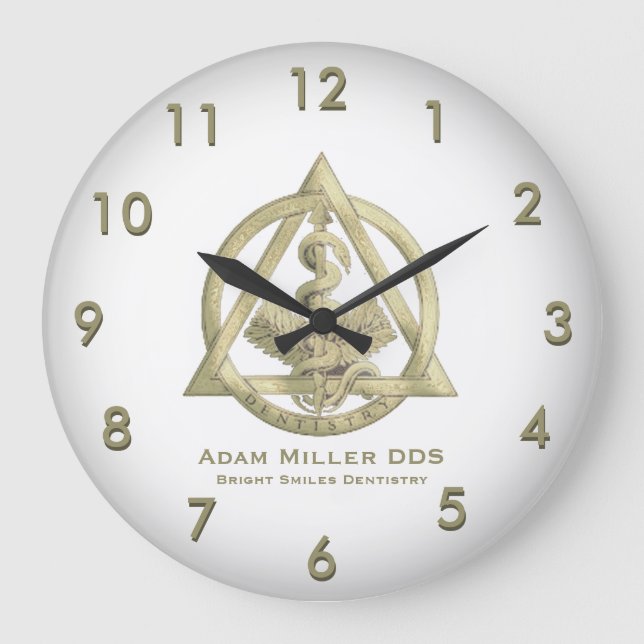 Horloge dentaire personnalisée (Recto)