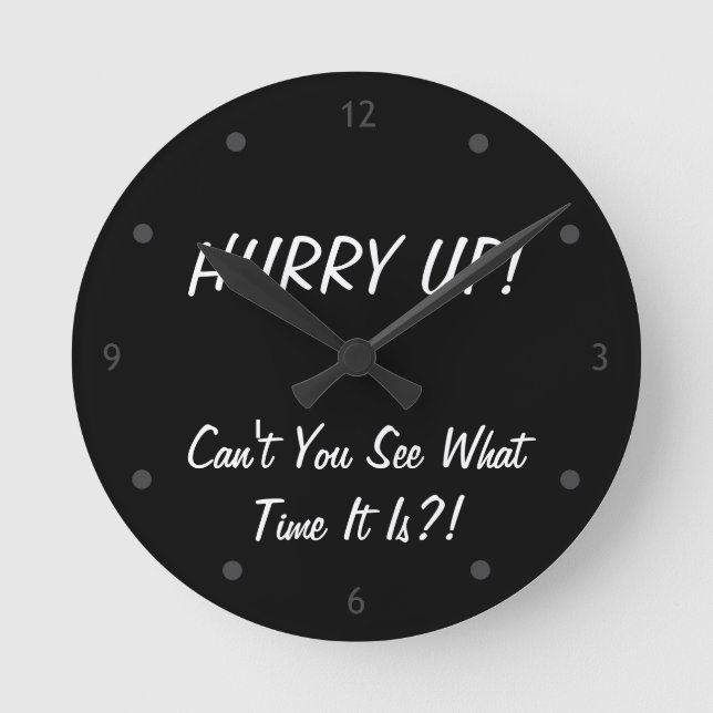 Horloge Dépêche-Toi (Recto)