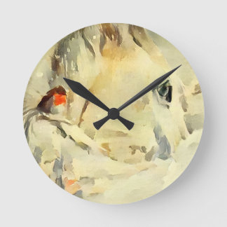 Horloge des chevaux et des oiseaux