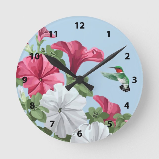 Horloge des colibris (Recto)