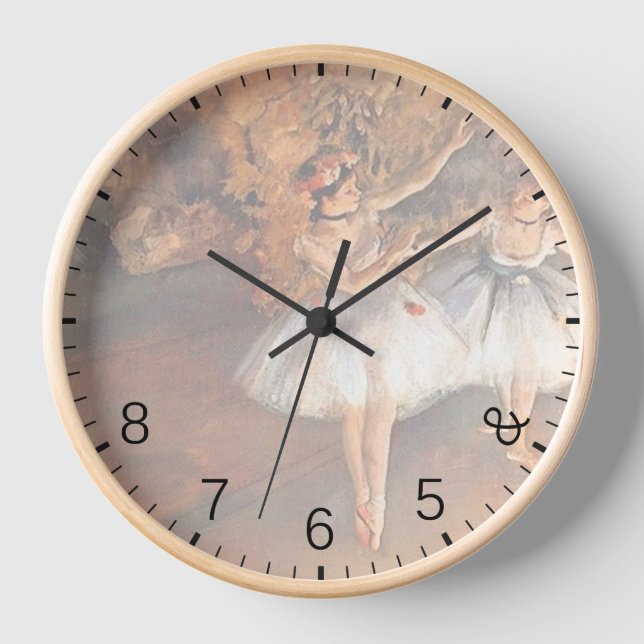 Horloge des danseurs - Ballet Ballerinas Art (Recto)