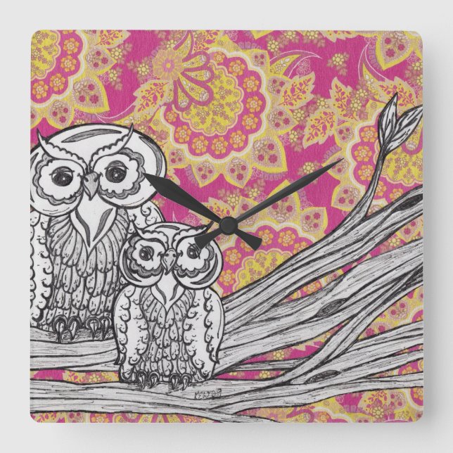 Horloge des hiboux 36 (Recto)