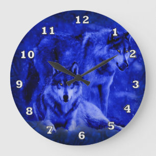 Horloge des loups d'hiver