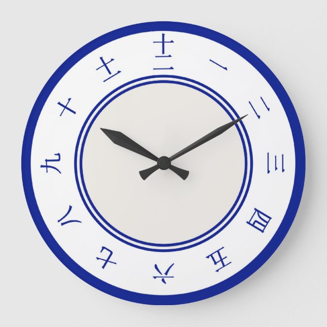 Horloge des nombres chinois (Recto)