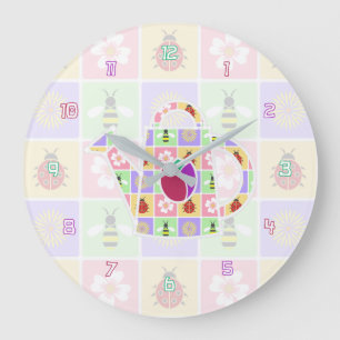 Horloge des patchs de printemps