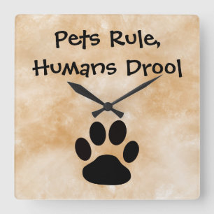 Horloge des règles pour animaux