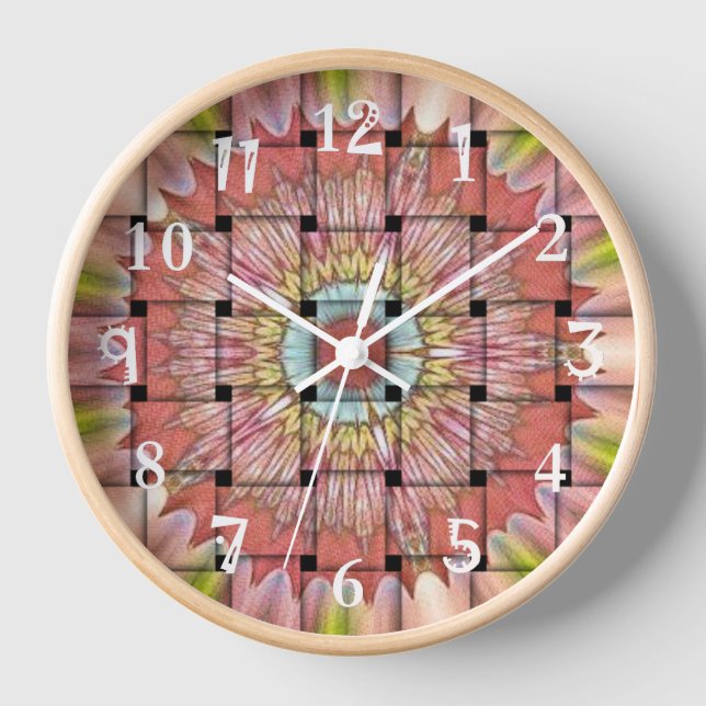 Horloge Design de Cute Nice and Lovely Woven (Recto)