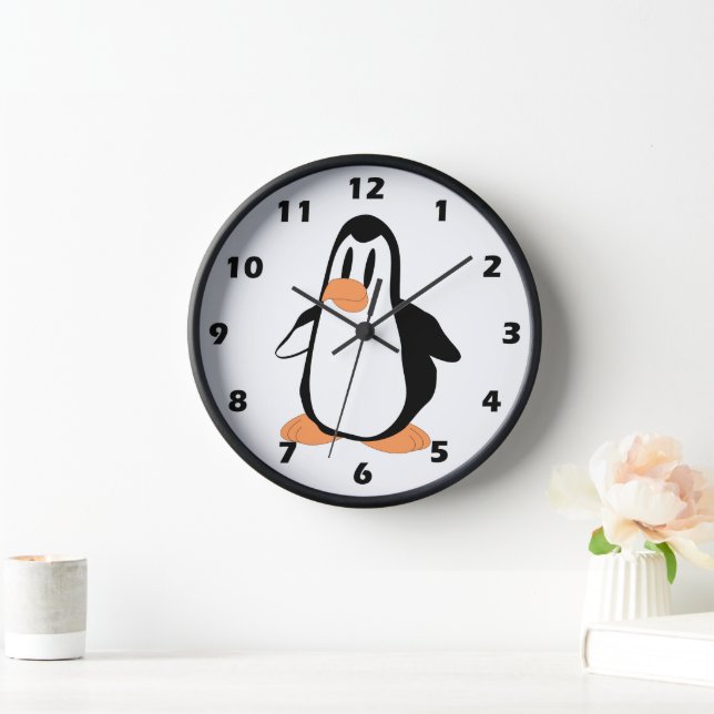 Horloge Design de pingouin (Maison)
