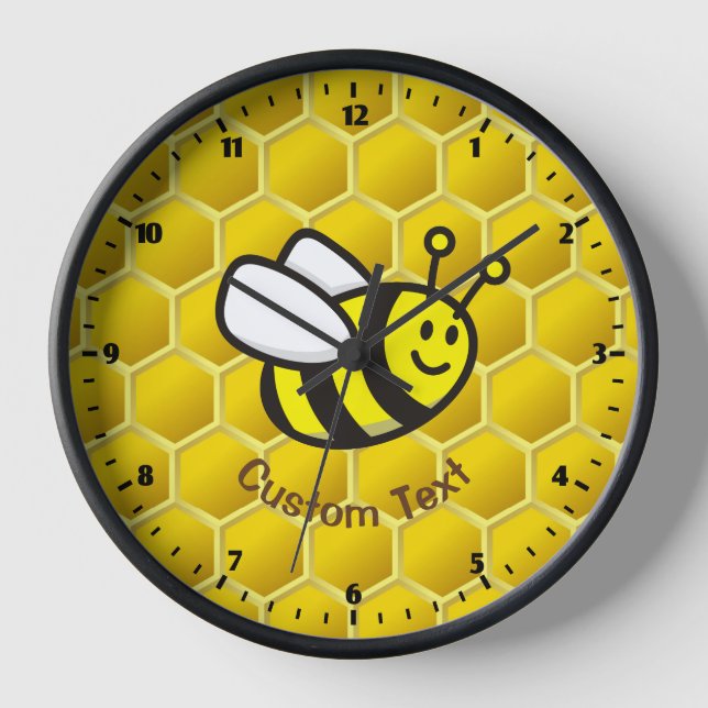 Horloge Dessin sur les abeilles (Recto)