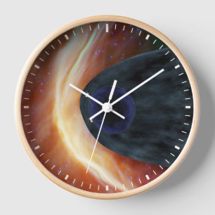Horloge Deux Voyageurs Spacecraft Explorer L'Espace Turbul