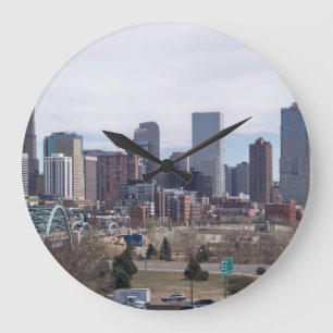 Horloge d'horizon de Denver, le Colorado