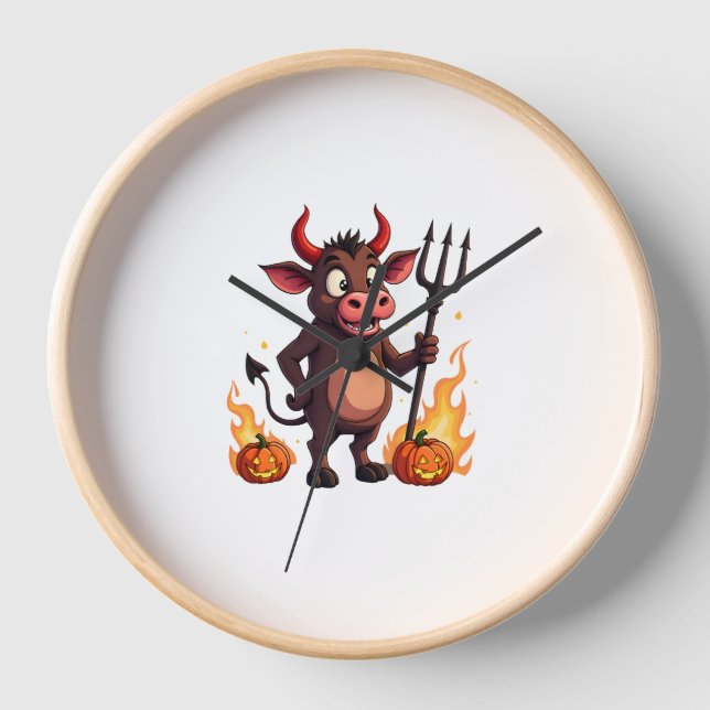 Horloge Diable Vache mal (Recto)
