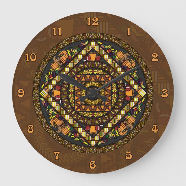 Horloge d'icônes de thanksgiving (Recto)