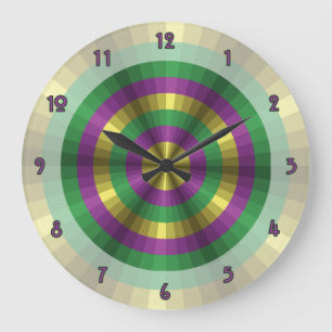 Horloge d'illusion de mardi gras