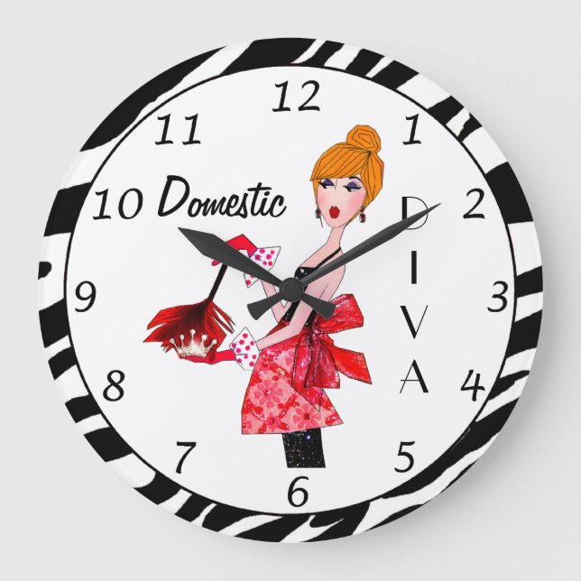 Horloge "DIVA domestique" (Recto)