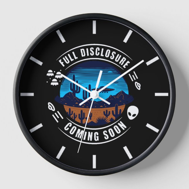 Horloge Divulgation complète à venir bientôt | OVNI dans l (Recto)