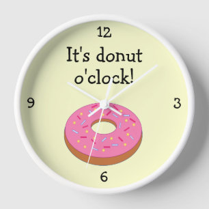 Horloge Donut O'Clock
