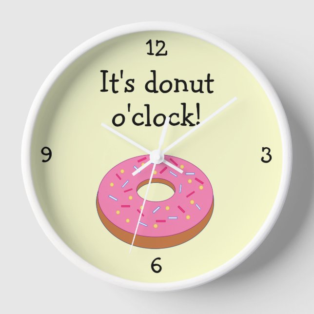 Horloge Donut O'Clock (Recto)