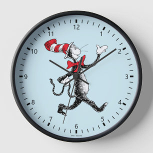 Horloge Dr. Seuss Le Chat Chapeauté défile