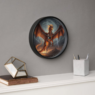 Horloge Dragon Wall Clock