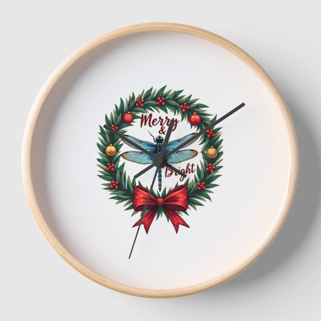 Horloge Dragonfly Wreath (Recto)