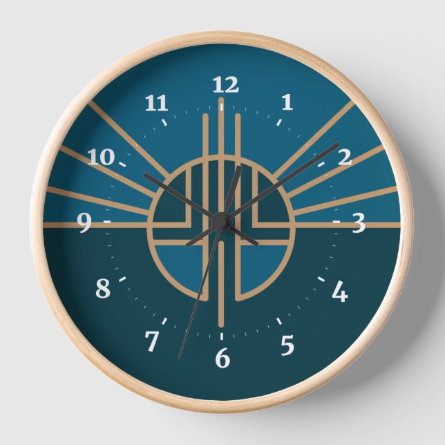 Horloge Drapeau de Lincoln, Nebraska (Recto)